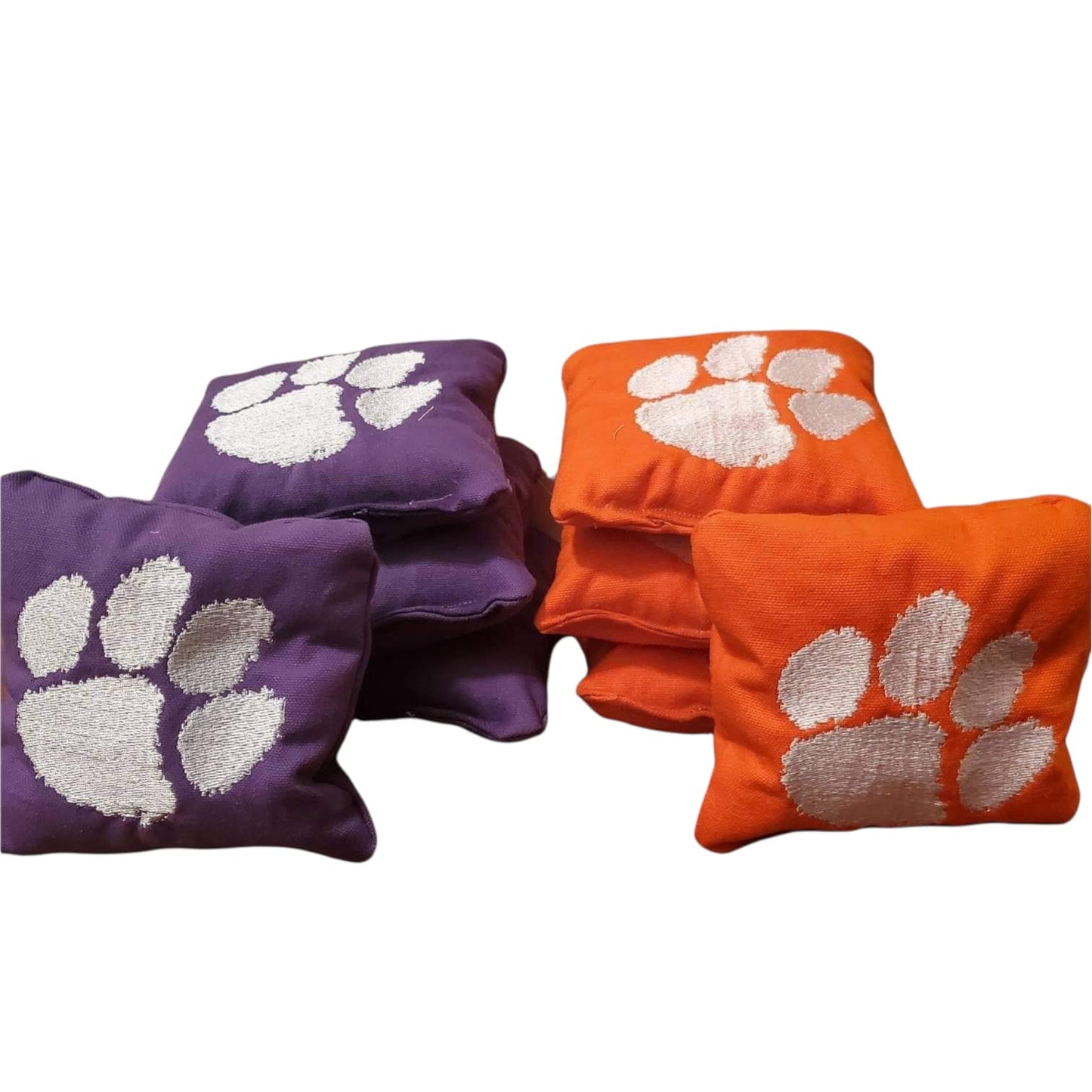 Clemson Cornhole Bags (8 bags)