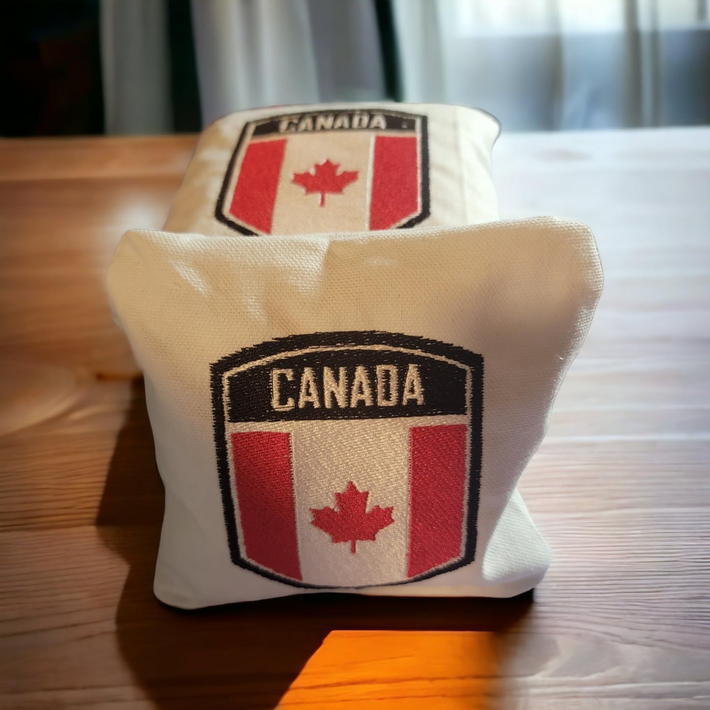 All Weather Canadan Flag Style Cornhole Bags (8 bags)