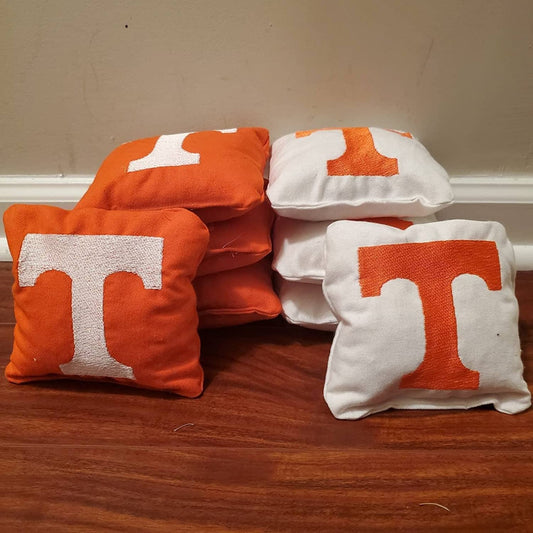 All Weather Tennessee Cornhole Bags (8 bags)