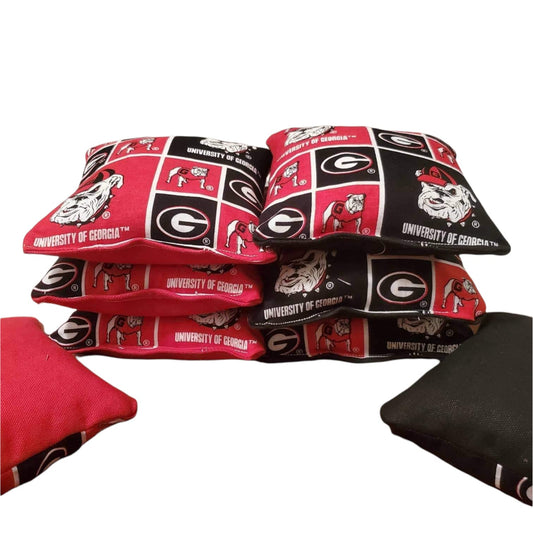 Georgia Cornhole Bags (8 bags)