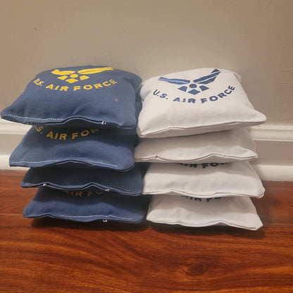 All Weather United States Air Force Cornhole Bags (8 bags)