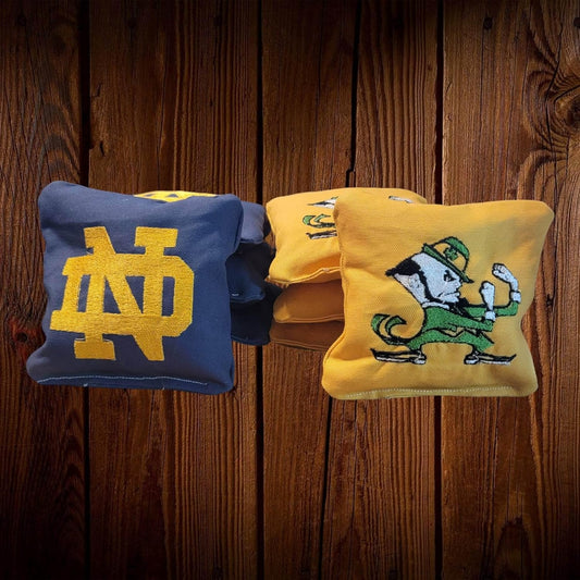 All Weather Notre Dame Cornhole Bags (8 bags)