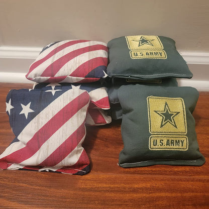 All Weather United States Army Cornhole Bags (8 bags)