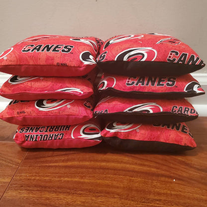 Hurricanes Cornhole Bags (8 bags)