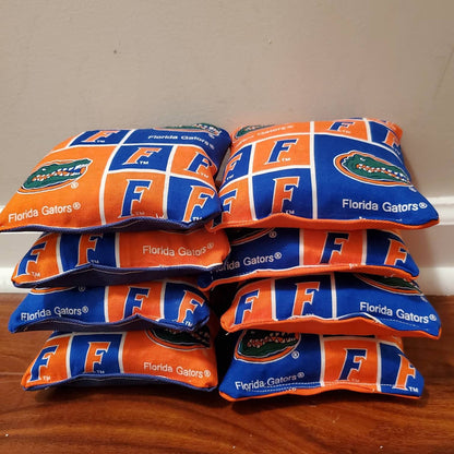 Florida Cornhole Bags (8 bags)