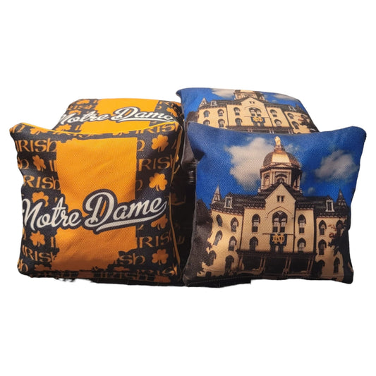 All Weather Notre Dame Cornhole Bags (8 bags)