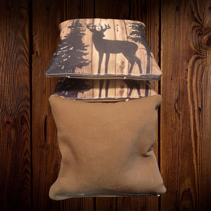 Hunting Deer Cornhole Bags (8 bags)