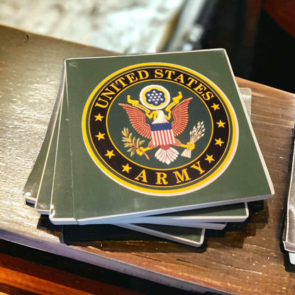 United States Army Style Coasters - Set of 4