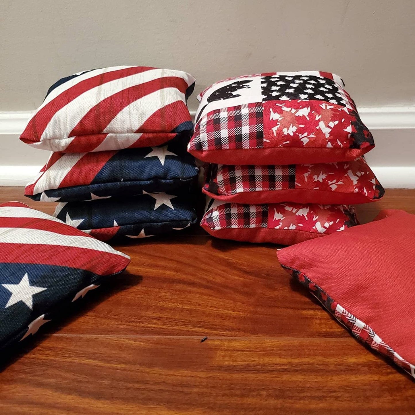 All Weather American vs Canadian Cornhole Bags (Free Shipping) (8 bags)