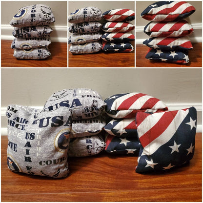 All Weather United States Air Force Cornhole Bags (8 bags)