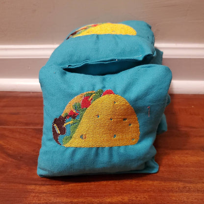 Taco vs Sushi Cornhole Bags (8 bags)