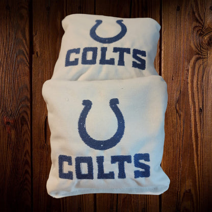 Colts Cornhole Bags (8 bags)