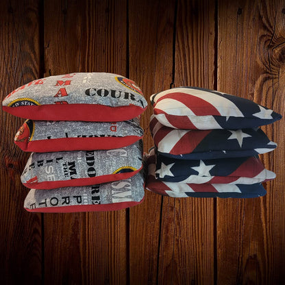 All Weather United States Marine Corps Cornhole Bags (8 bags)