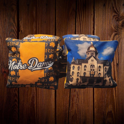 All Weather Notre Dame Cornhole Bags (8 bags)