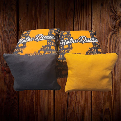 All Weather Notre Dame Cornhole Bags (8 bags)
