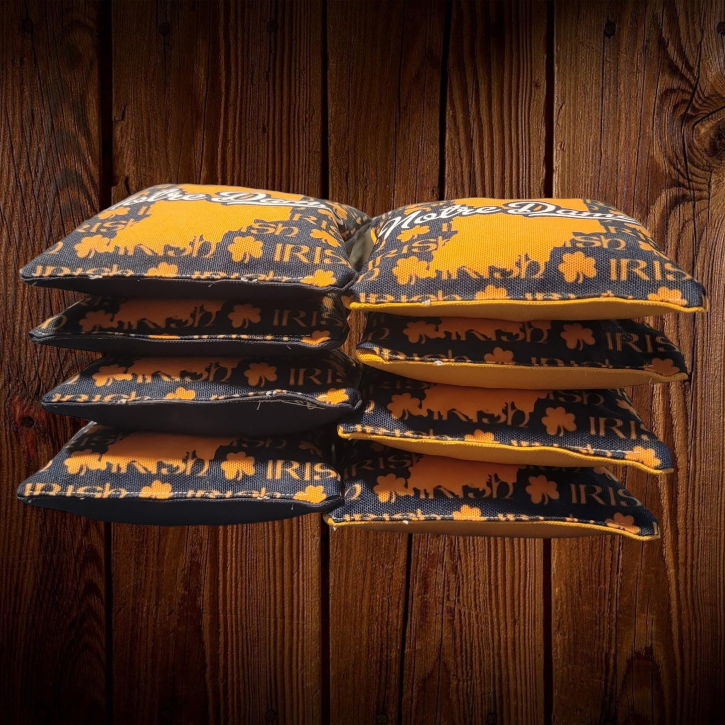All Weather Notre Dame Cornhole Bags (8 bags)