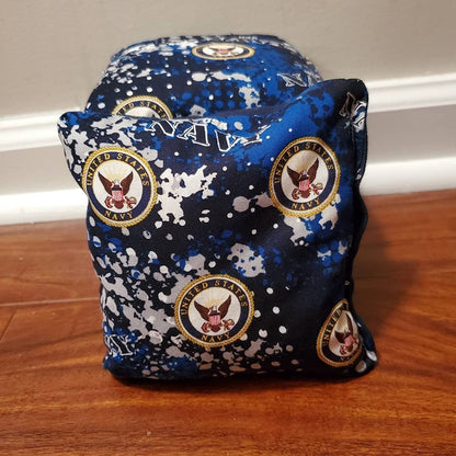 All Weather United States Navy Cornhole Bags (8 bags)