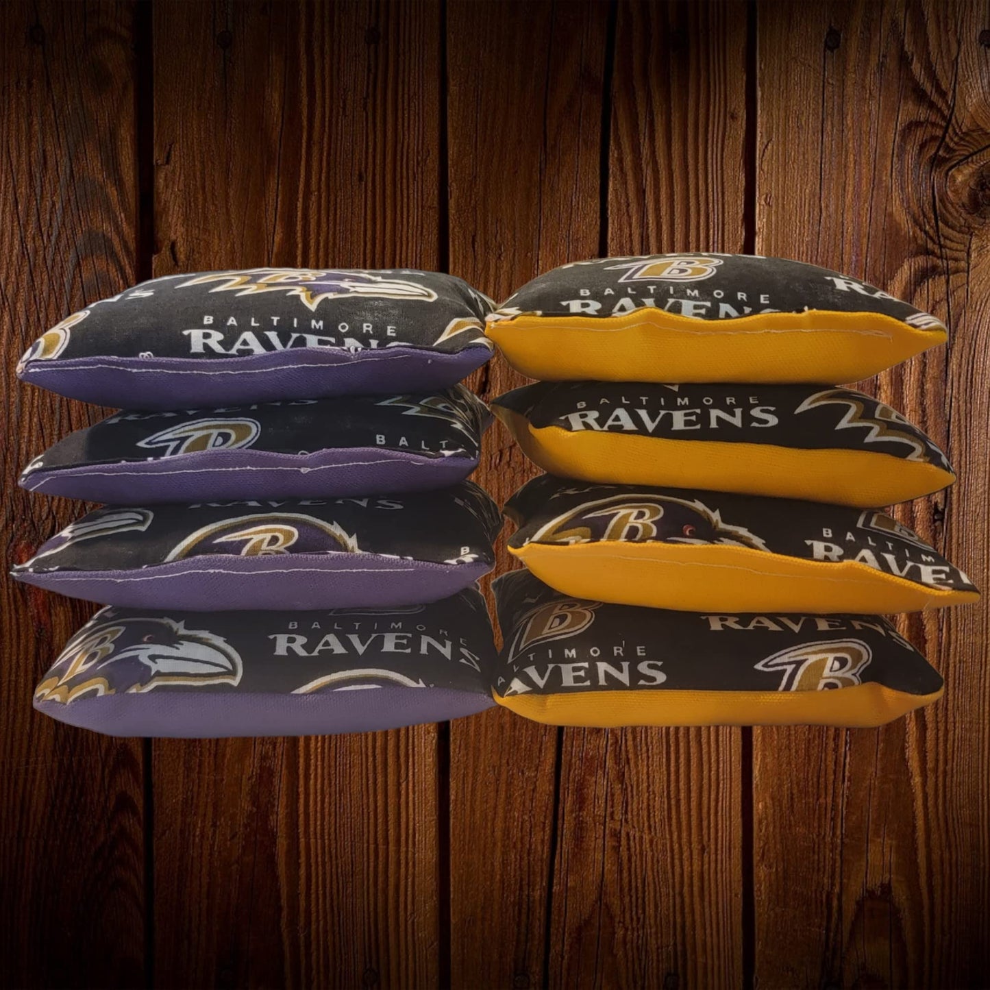 Ravens Cornhole Bags (8 bags)