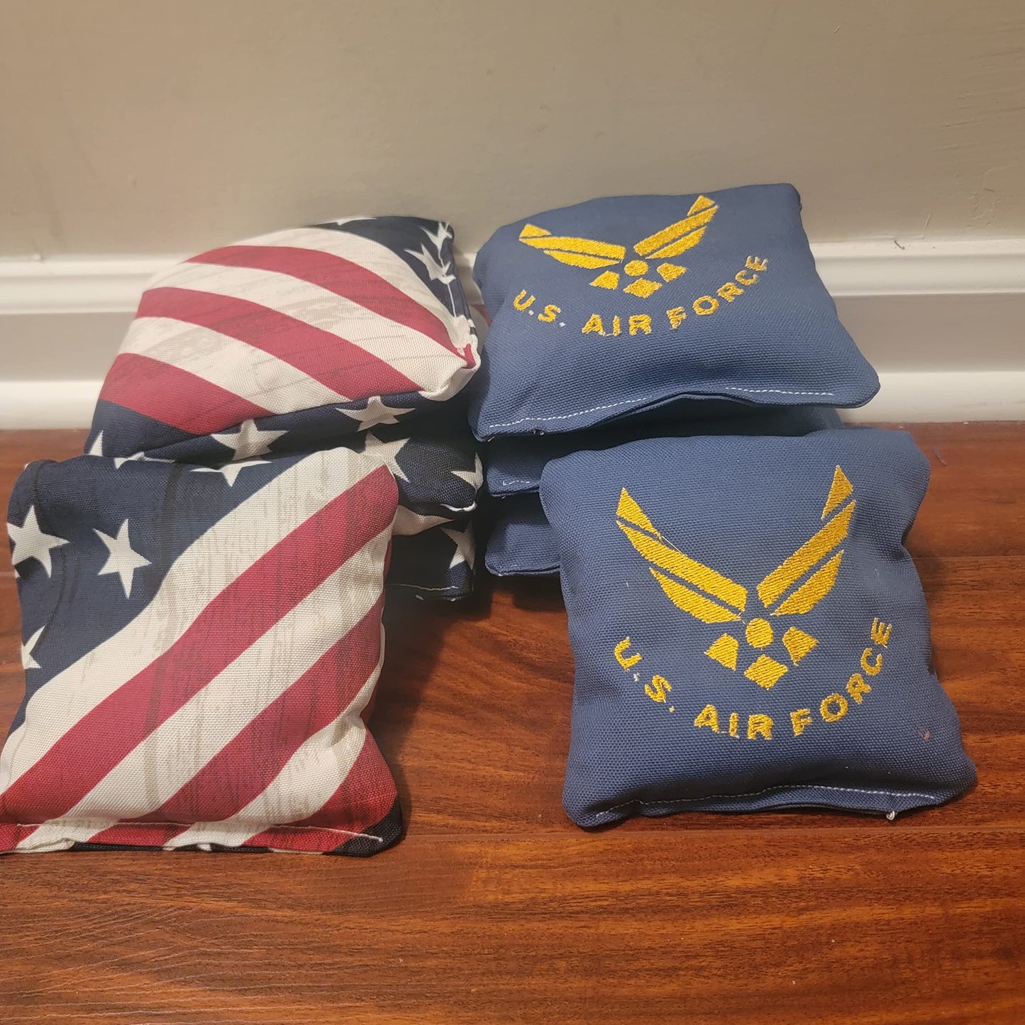 United States Air Force Cornhole Bags (8 bags)