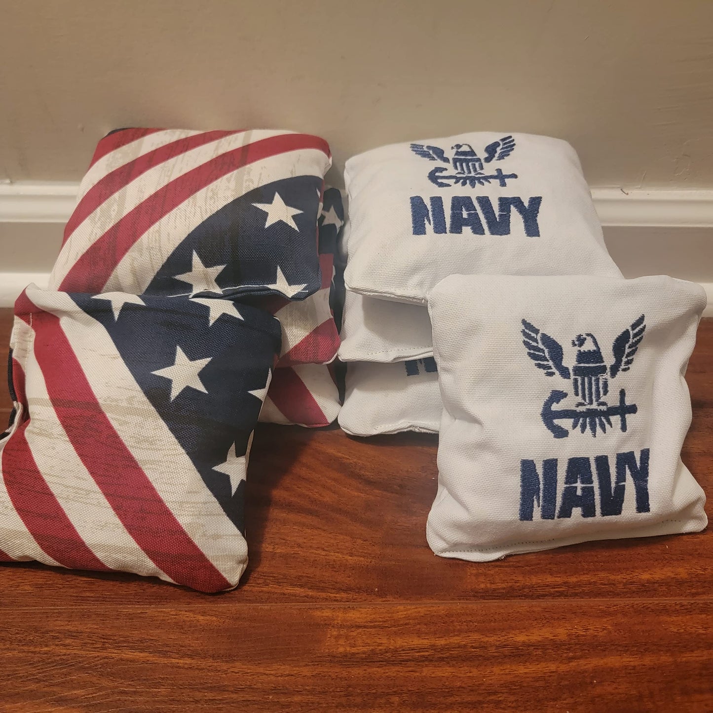 United States Navy Cornhole Bags (8 bags)