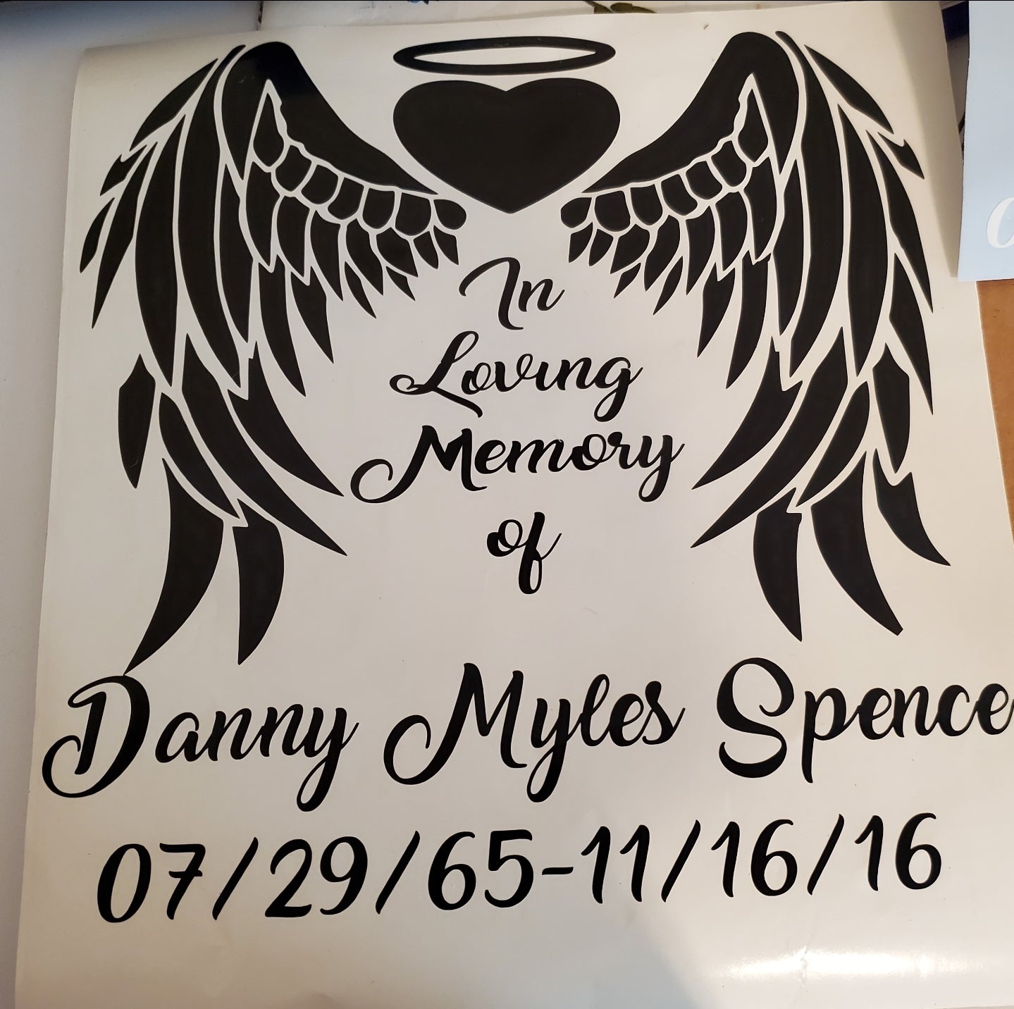 Memorial Decal