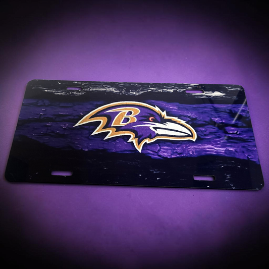 Baltimore Ravens License Front License Plate