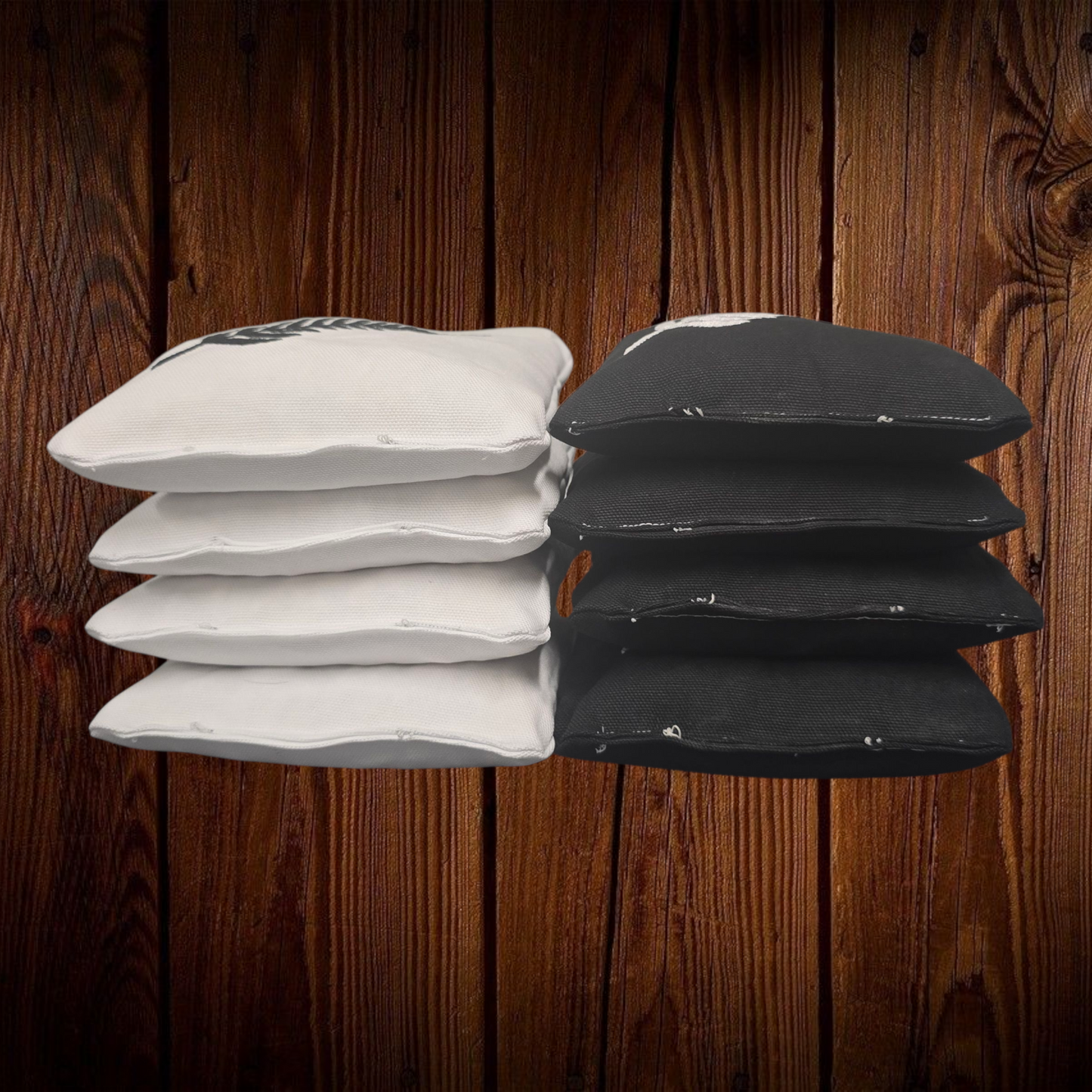 All Weather New Zealand Flag/Fern Cornhole Bags (8 bags)