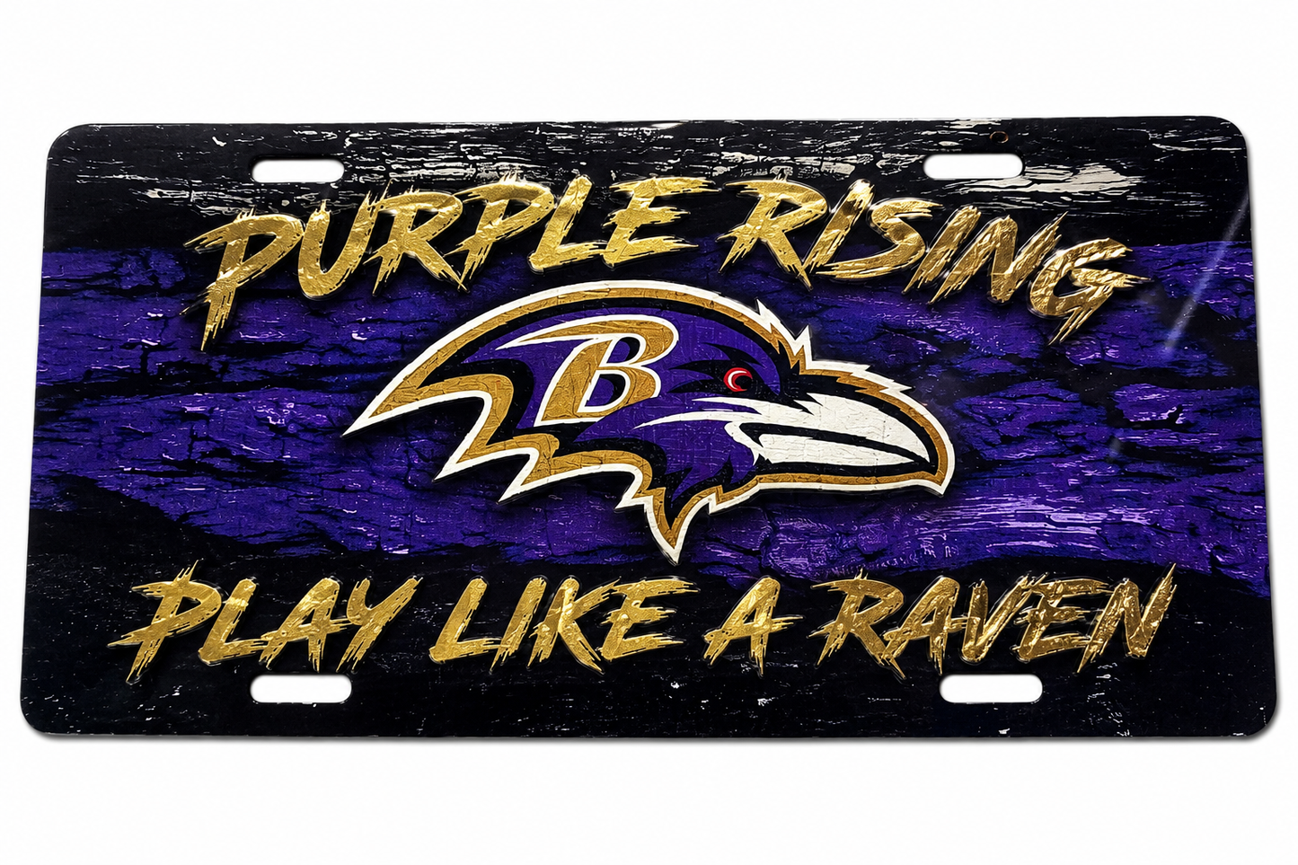 Baltimore Ravens License Front License Plate