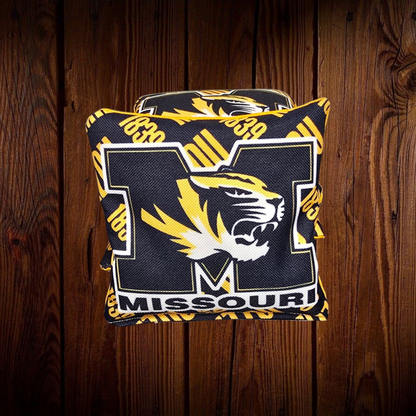 All Weather Mizzou Cornhole Bags (8 bags)
